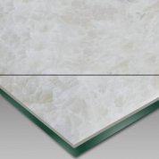White Onyx-Glass Laminated Panel